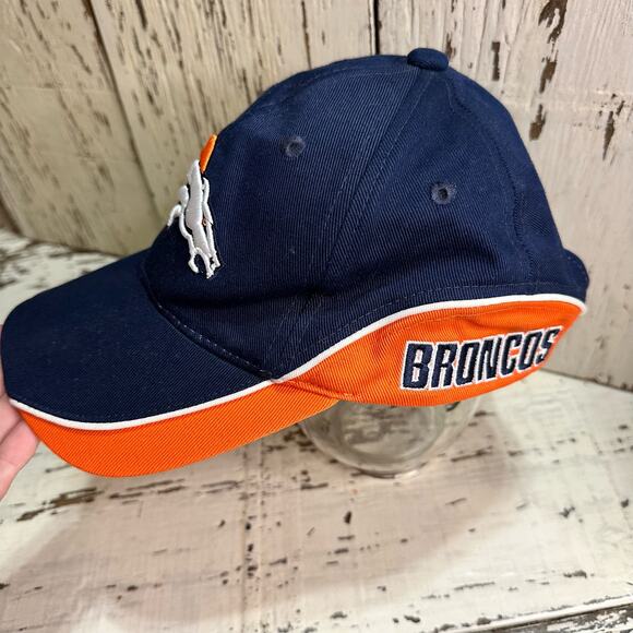 Denver Broncos Adjustable NFL Licensed Cap Hat OSFA Football 100% Cotton One Sz - Picture 7 of 7